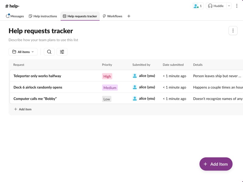 Make request management more efficient with a uniform request form, tracker, and automated status updates.