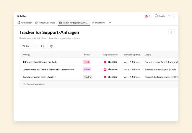 Vorlagen zur Unterstützung von IT-Teams