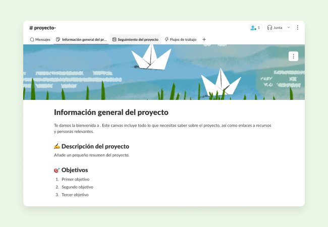 Plantillas para ayudarte a gestionar proyectos