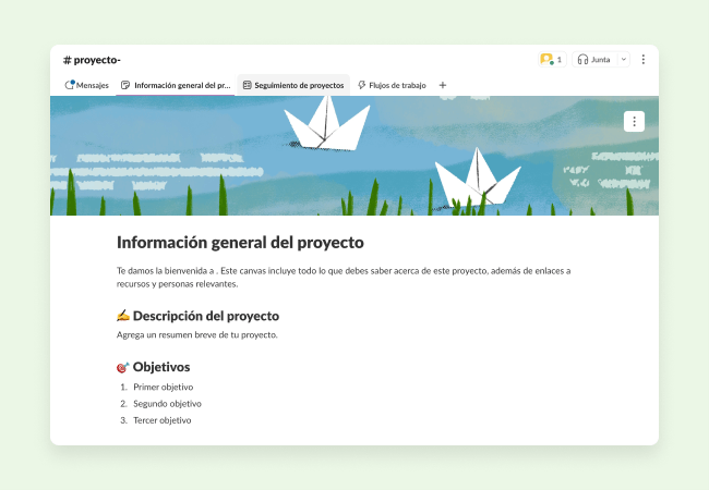 Plantillas para ayudarte a coordinar proyectos