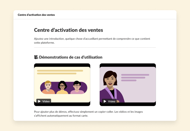 Un modèle qui vous aide à organiser les documents commerciaux