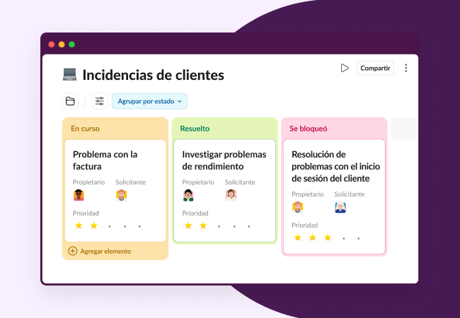 Se cambió el estado de un formulario de solicitud a «Actualizado».